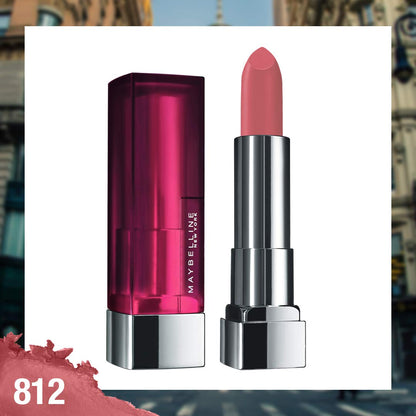 Maybelline New York Sensational Creamy Matte Lipstick Hydrating Formula - 812 MAUVE IT UP