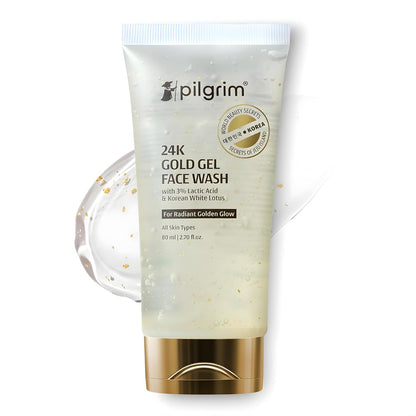 Pilgrim 24K Gold Gel Face Wash 80 MILLI_LITRE