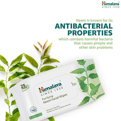 Himalaya Purifying Neem Facial Wipes 25 PIECE