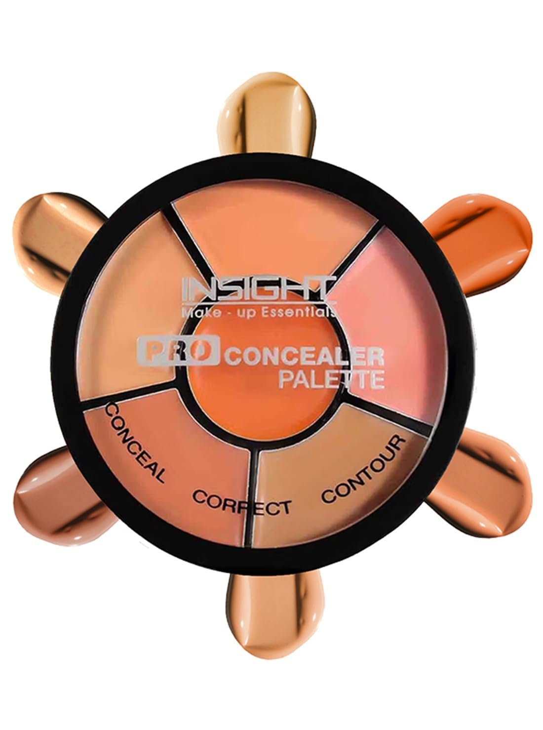 Insight Cosmetics Pro Concealer Palette - Evens Out Skin Tones - Multicolor 15 g