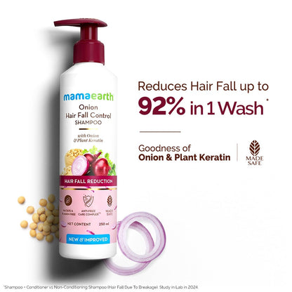 mamaearth Onion Hair Fall Control Shampoo 250 ml