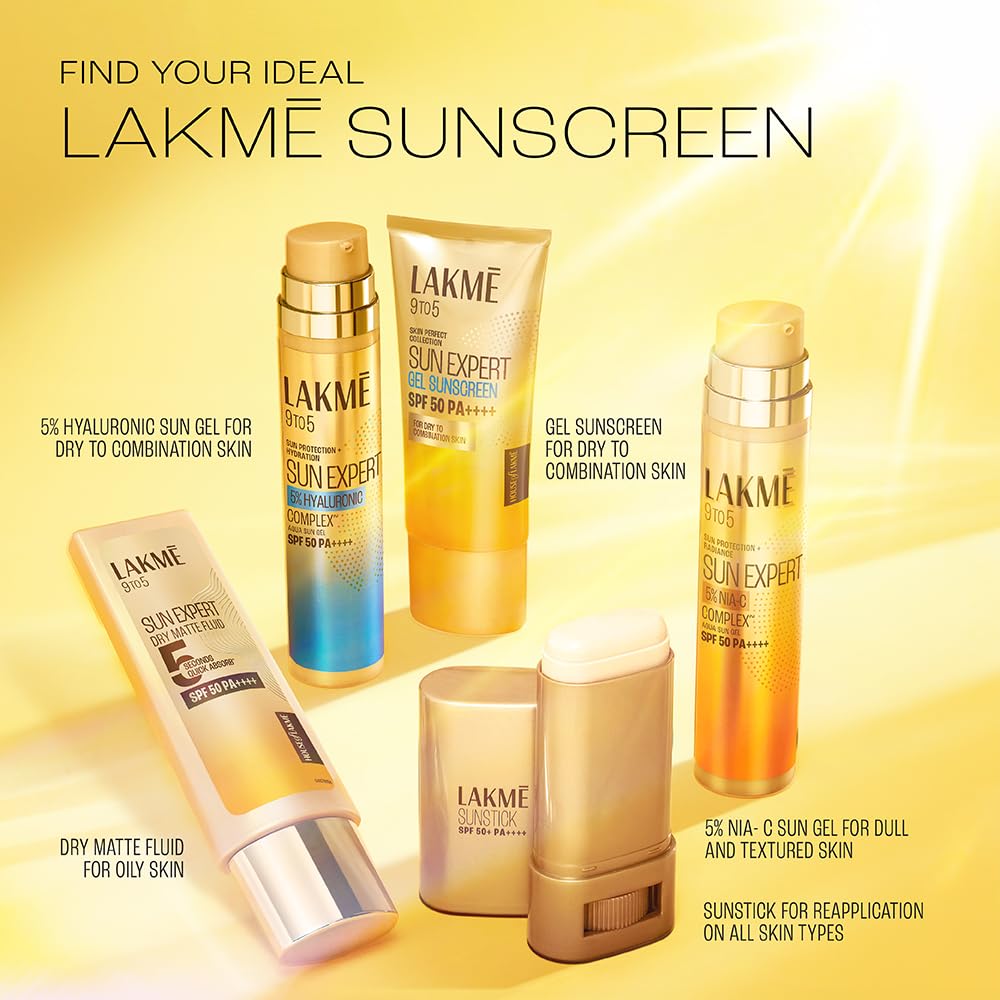 LAKME 9 To 5 SUN EXPERT DRY MATTE FLUID SPF 50 PA++++ 50 ml