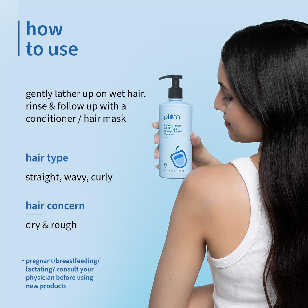Plum Coconut Milk & Peptides Strength & Shine Shampoo 250 MILLI_LITRE