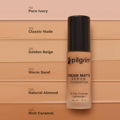 Pilgrim Dream Matte Serum Lightweight Foundation golden beige 30 MILLI_LITRE