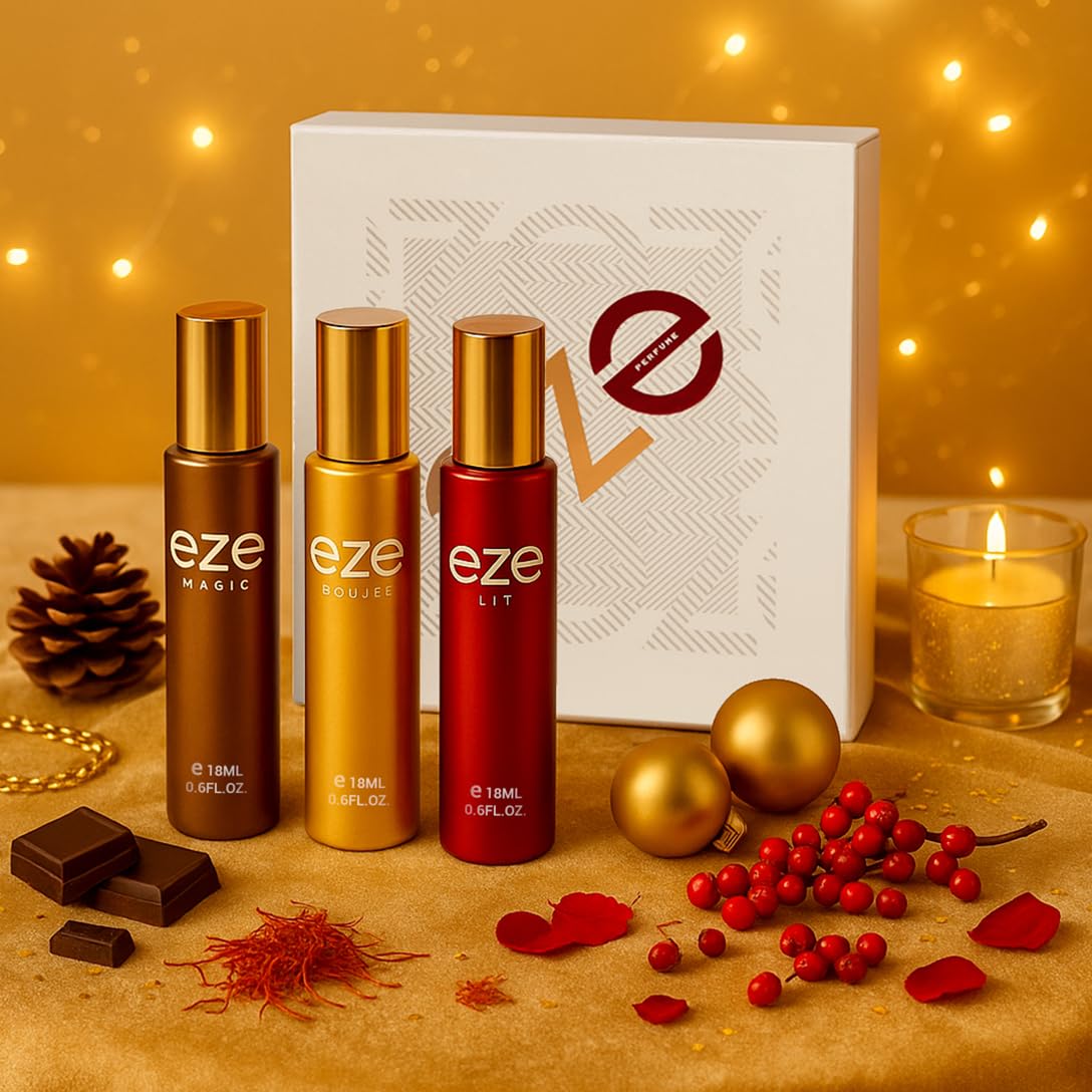 Eze Discovery Gift Set Luxury, Eau de Parfum (BOUJEE , MAGIC , L.I.T) 18MLx3 PCS