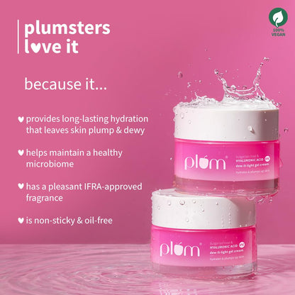 plum bulgarian rose & 1% HYALURONIC ACID gel cream 50 GRAM