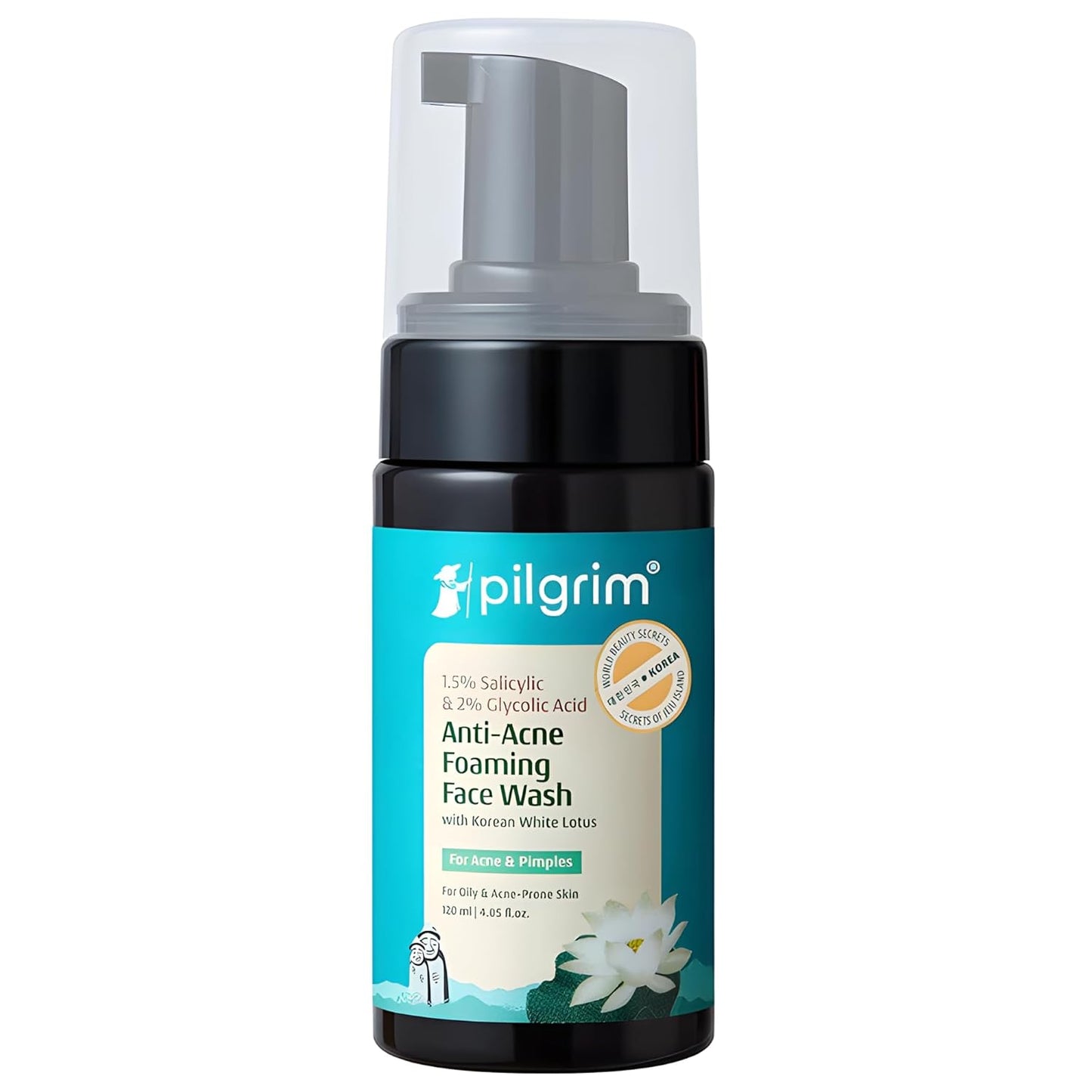 Pilgrim Salicylic & Glycolic Acid Foaming Face Wash 120 MILLI_LITRE