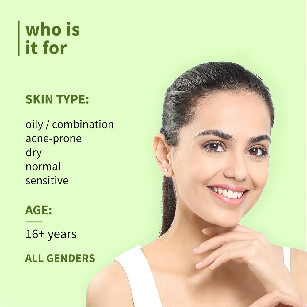Plum Green Tea Alcohol-Free Toner For Oily, Acne-Prone Skin Clears & Tightens Pores Men Women 200 MILLI_LITRE