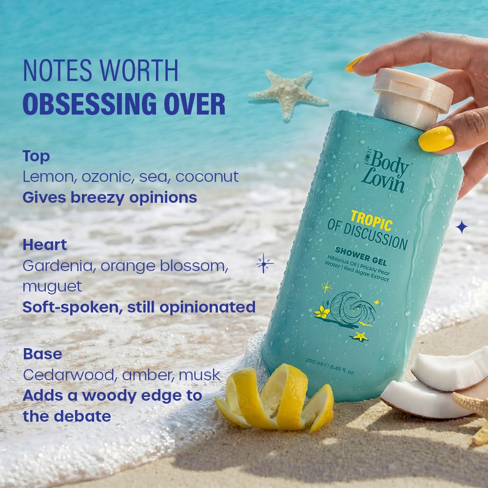 PLUM BODY LOVIN TROPIC OF DISCUSSION SHOWER GEL