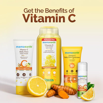 Mamaearth Vitamin C & Turmeric For Illumination Face Wash 100 ml