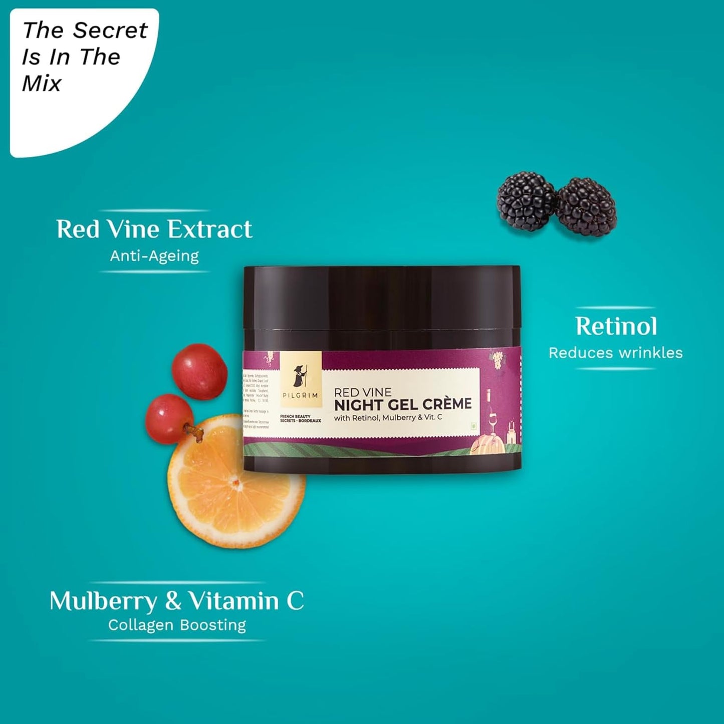 Pilgrim Red Vine SPF 30 Face Cream 50 GRAM