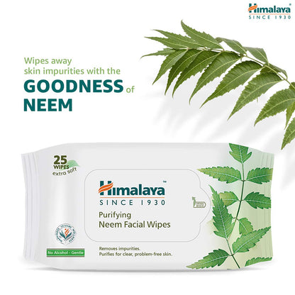 Himalaya Purifying Neem Facial Wipes 25 PIECE