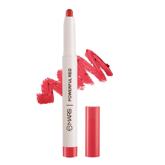 MARS POPINS CHEERY RED LIP CRAYONS - RED VELVET 4 GRAM