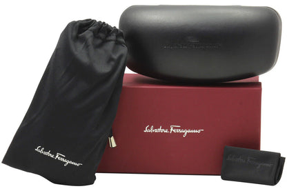 Salvatore Ferragamo Blue Cat Eye Ladies Sunglasses
