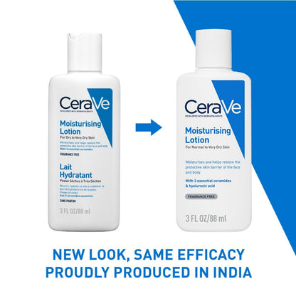 Cerave Fragrance Free Moisturising Lotion For Dry To Very Dry Skin 88 ml