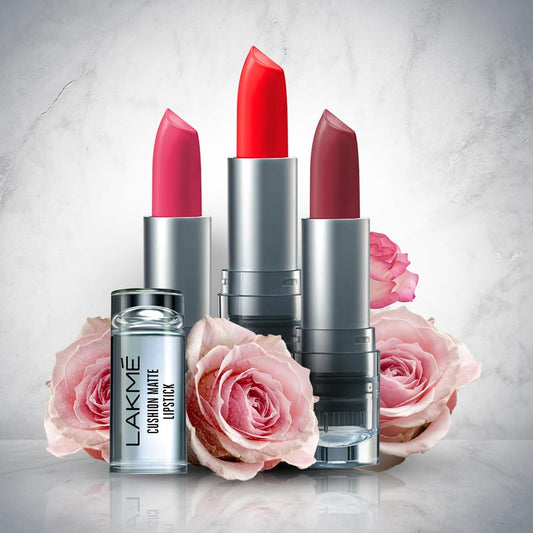 Lakme Cushion Matte Lip Red Bombshell 4.5 g