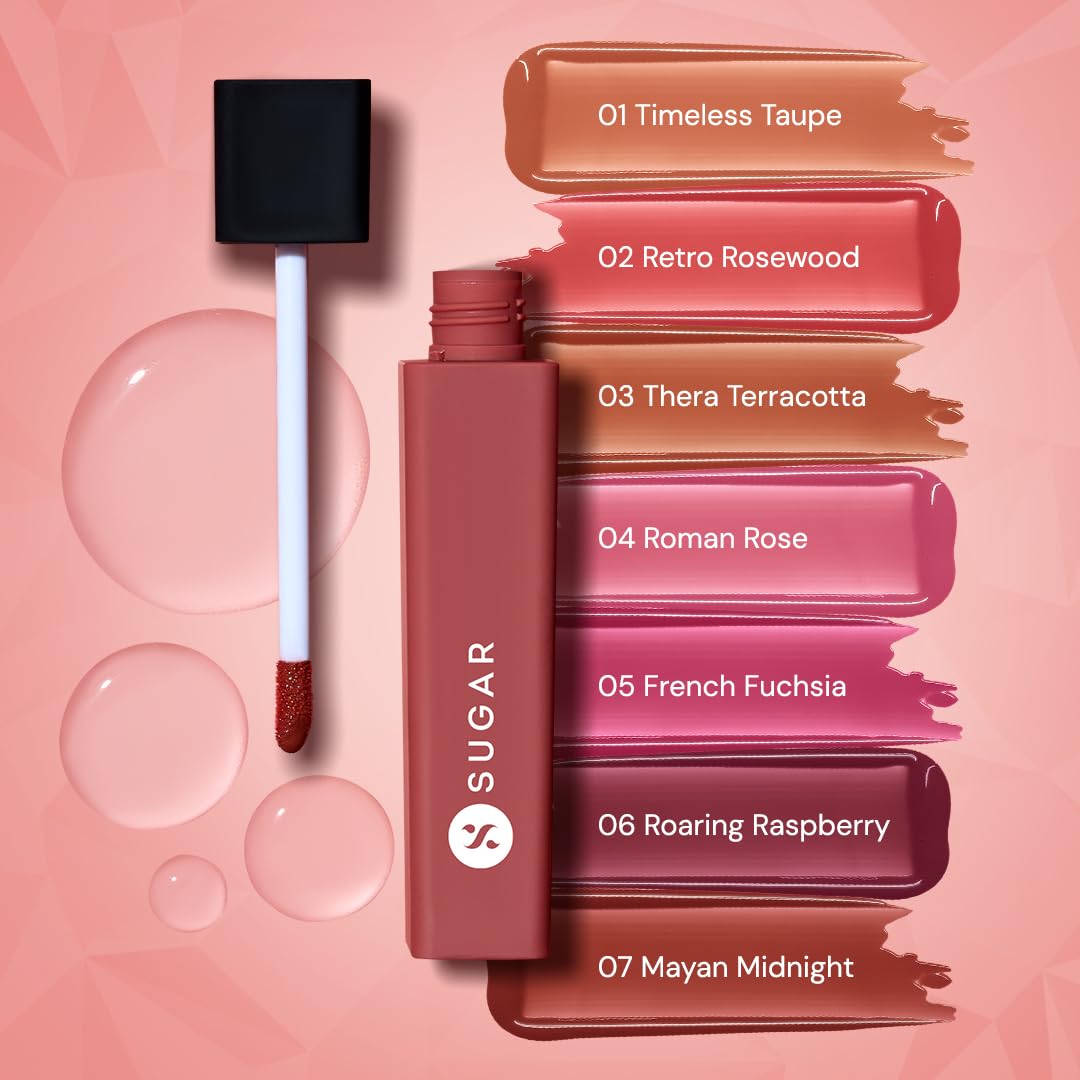 Sugar Cosmetics Drop A Tint Lip Oil - Roaring Raspberry 06 4 MILLI_LITRE