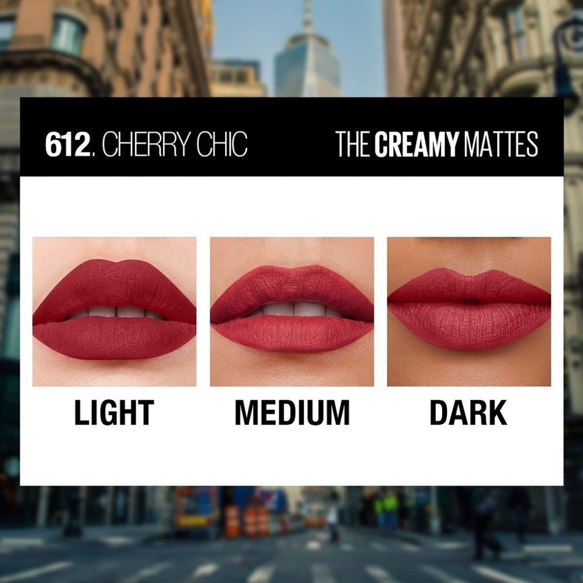Maybelline New York Color Sensational Powder Matte Lipstick - Cherry Chic 3.9000000953674316 GRAM