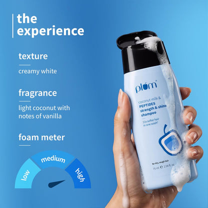 Plum Coconut Milk & Peptides Shampoo 75 MILLI_LITRE