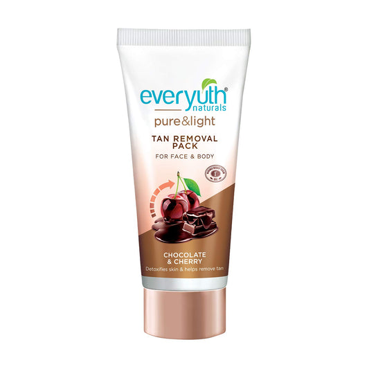 Everyuth Naturals Pure & Light Chocolate & Cherry Tan Removal Pack 50 g