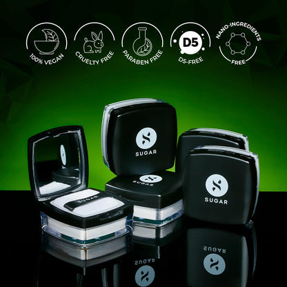 Sugar Cosmetics All Set To Go Translucent Powder - White 7 GRAM