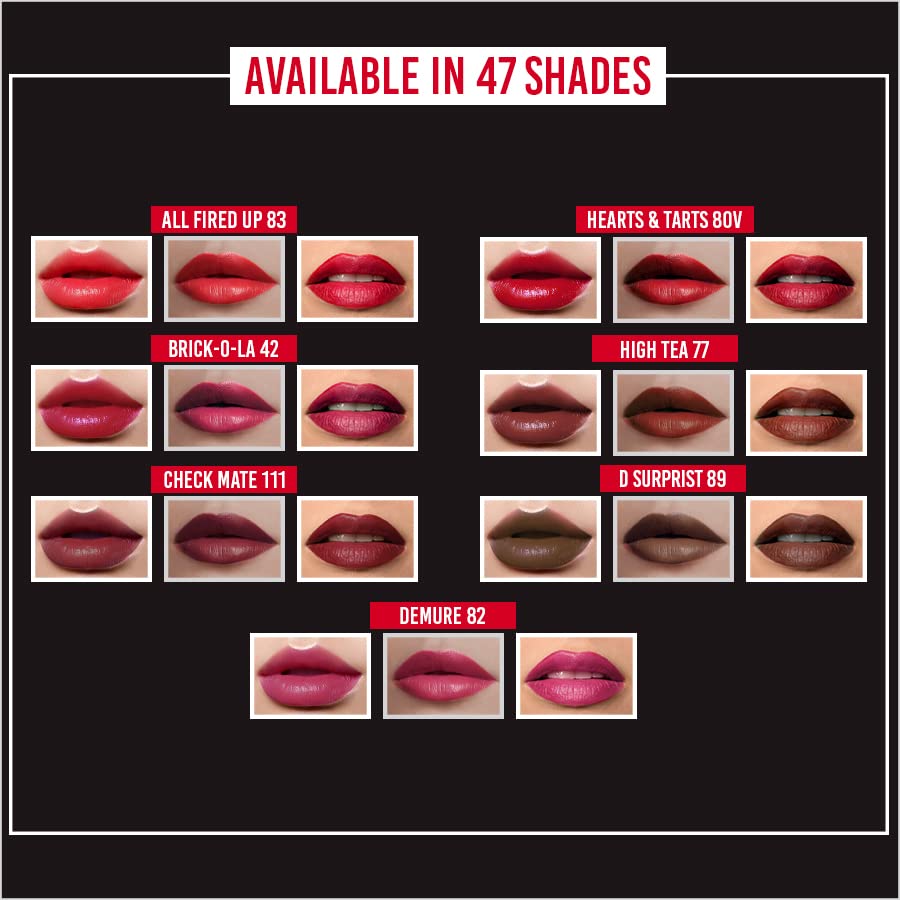 Colorbar Velvet Matte Lipstick Over The Top 4.2 GRAM