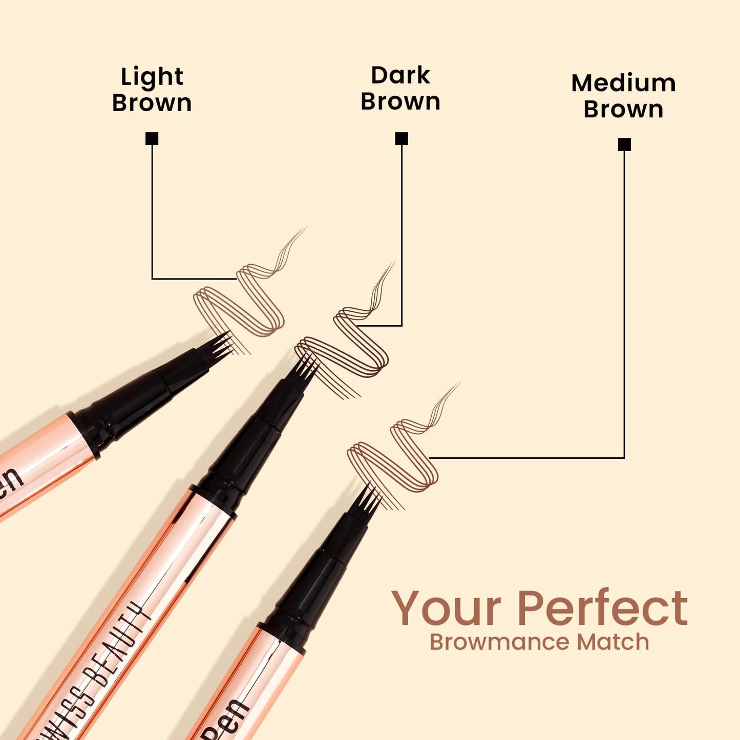 SWISS BEAUTY BROWMANCE EYEBROW PEN