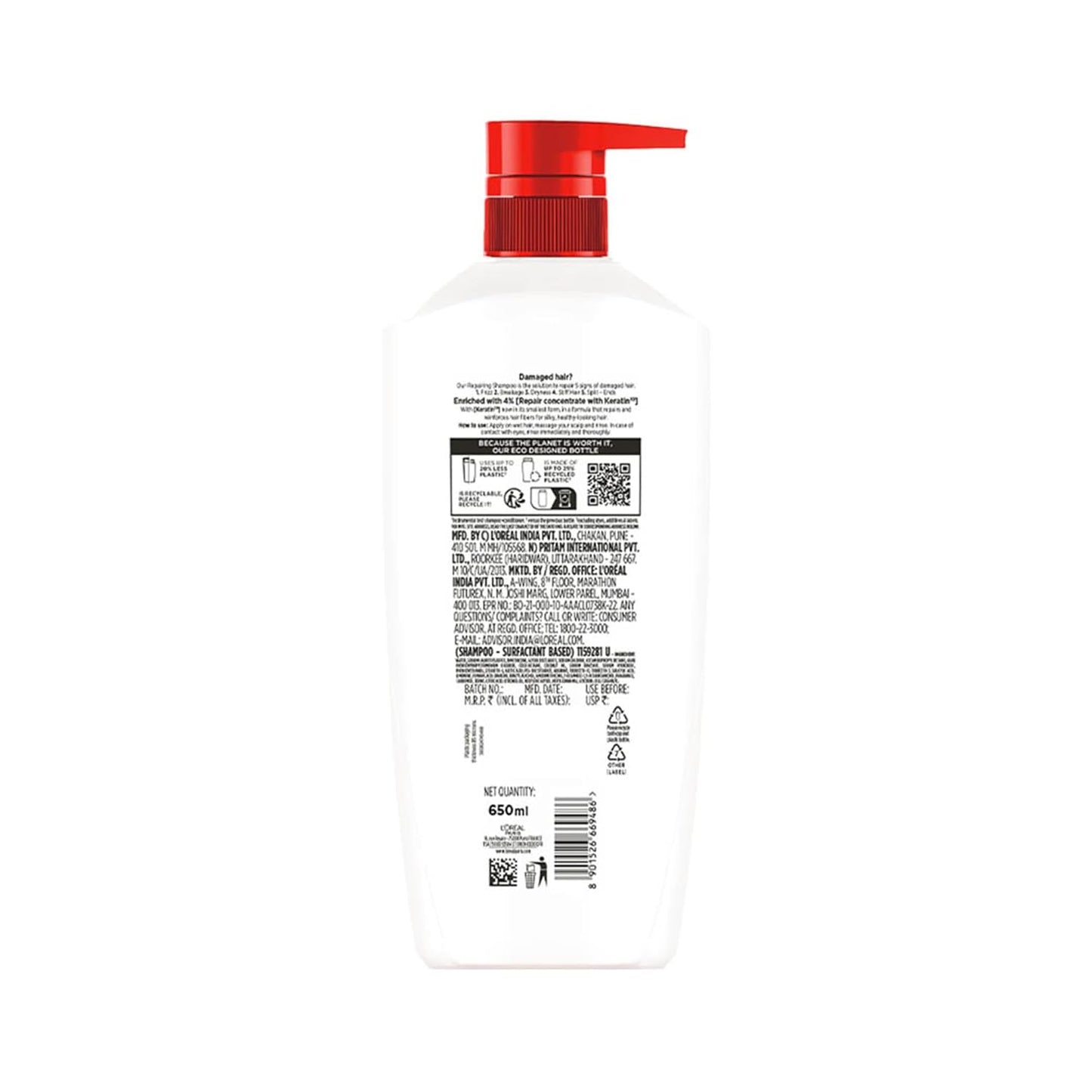 LOREAL PARIS TOTAL REPAIR SHAMPOO
