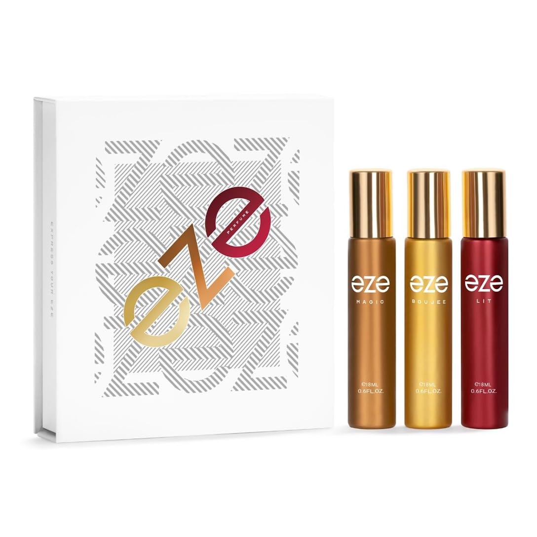 Eze Discovery Gift Set Luxury, Eau de Parfum (BOUJEE , MAGIC , L.I.T) 18MLx3 PCS
