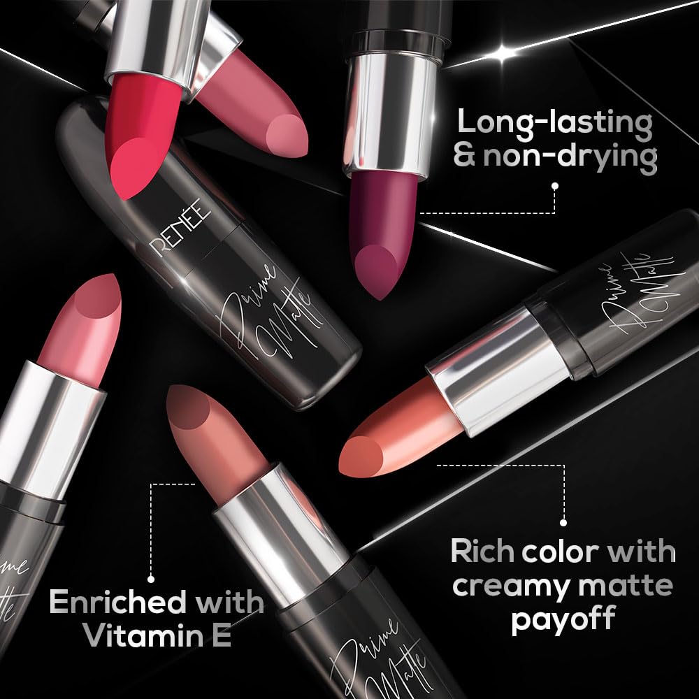 RENEE PRIME MATTE HD LIPSTICK - 05 HAZELNUT NUDE