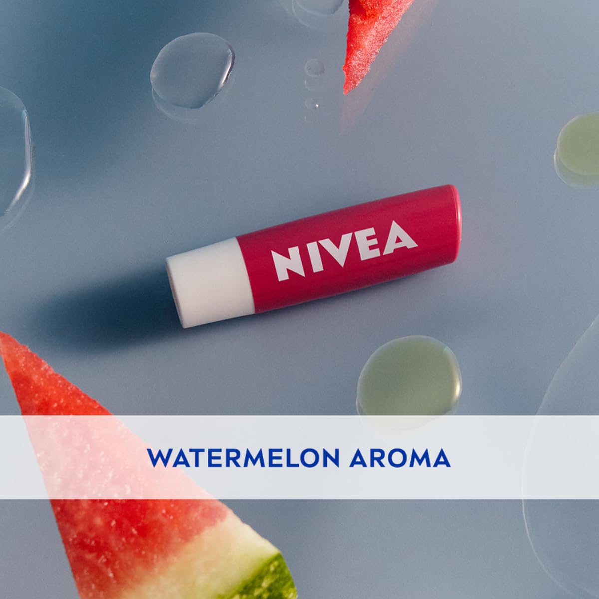 Nivea Watermelon Shine Caring Lip Balm 4.8 GRAM
