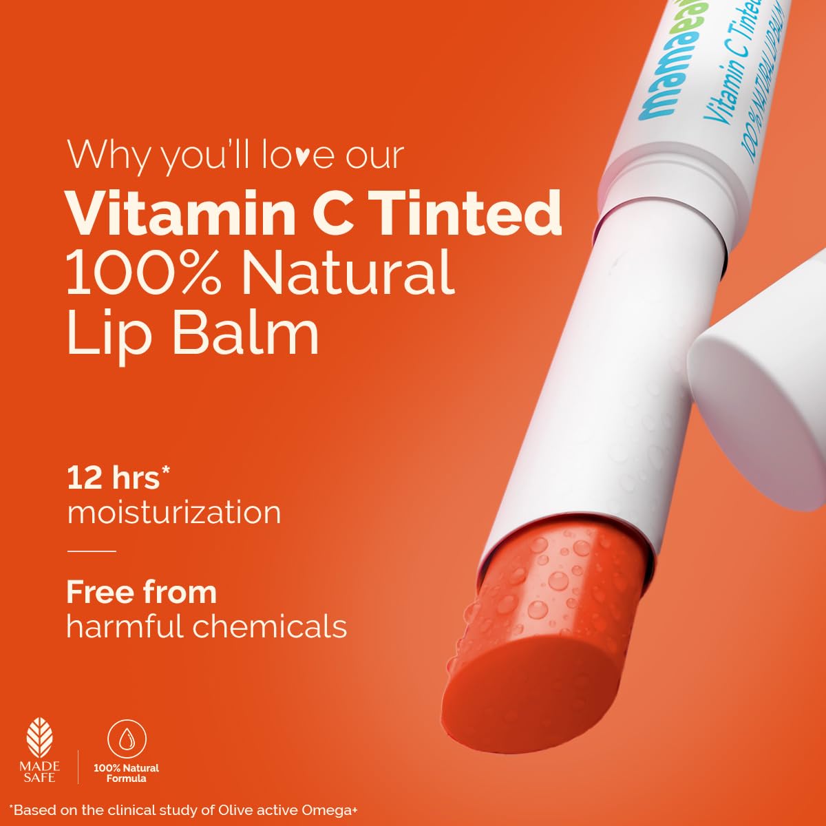 Mamaearth Vitamin C & Honey Natural Lip Color Lip Balm 2 g