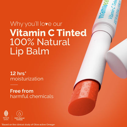 Mamaearth Vitamin C & Honey Natural Lip Color Lip Balm 2 g