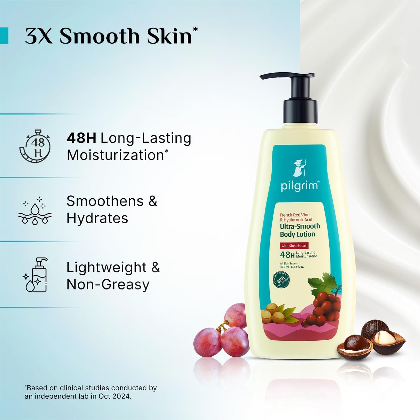 Pilgrim Ultra Smooth Body Lotion 400 MILLI_LITRE