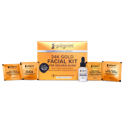 Pilgrim 24K Gold Facial Kit 30.06 MILLI_LITRE