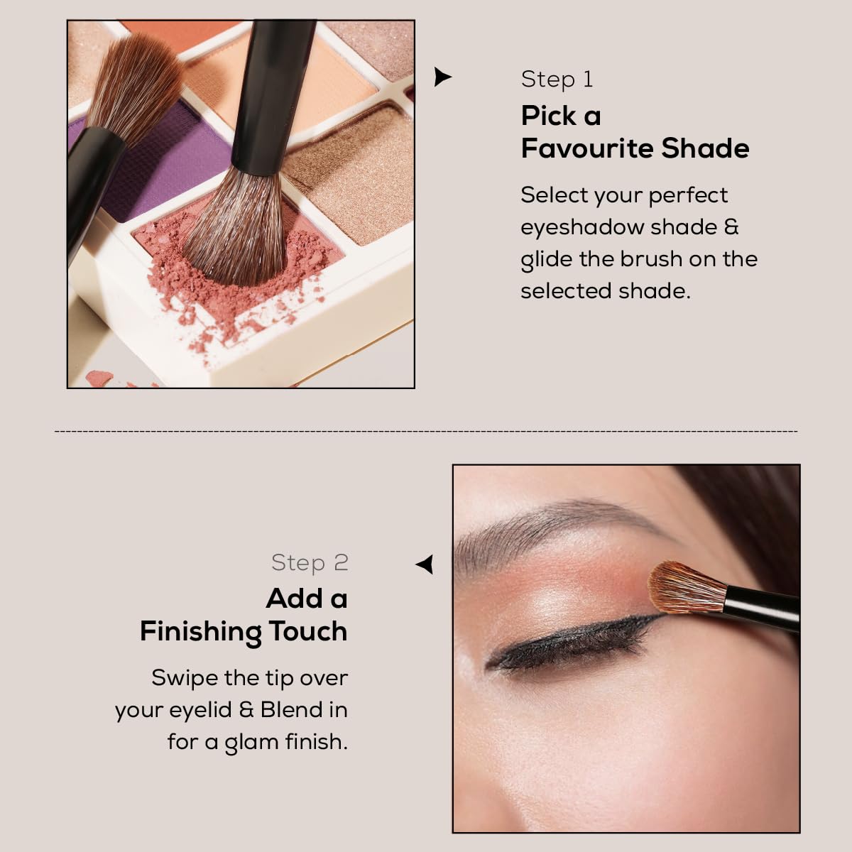 INSIGHT Eyeshadow Blending Eye Brush - Black 1 PIECE