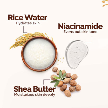 Mamaearth Rice Water Hydrating Body Lotion With Rice Water & Niacinamide 400 ml