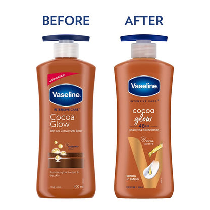 Vaseline Intensive Care Cocoa Glow Serum in Lotion 400 ml