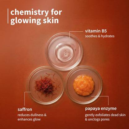 Plum Saffron & Papaya Glow Bright Face Wash 50 MILLI_LITRE