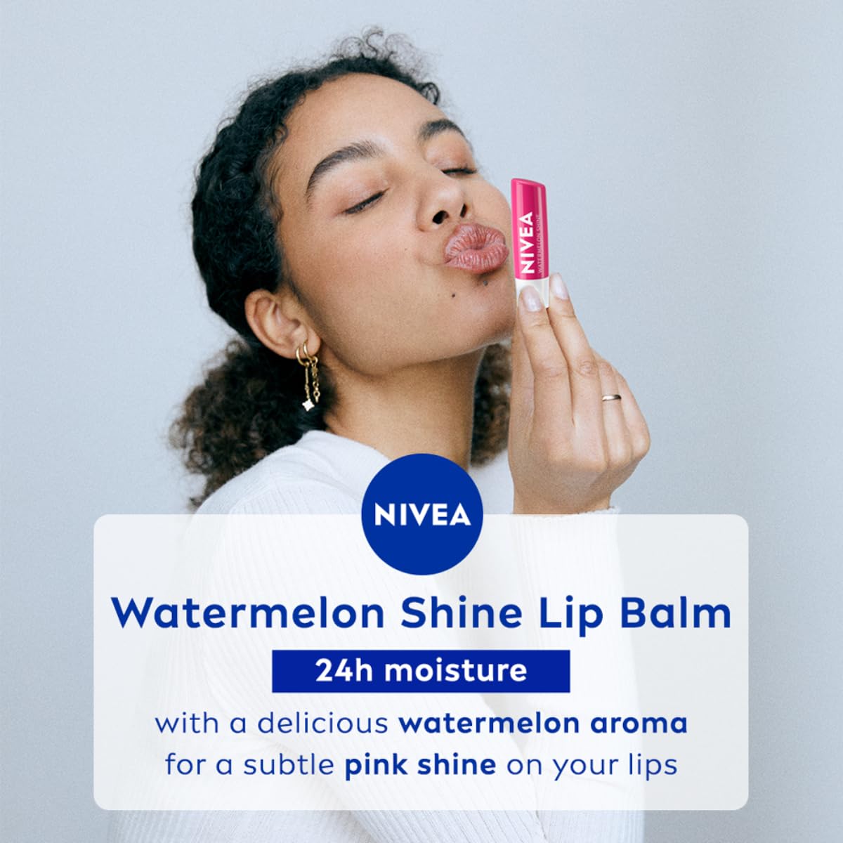 Nivea Watermelon Shine Caring Lip Balm 4.8 GRAM