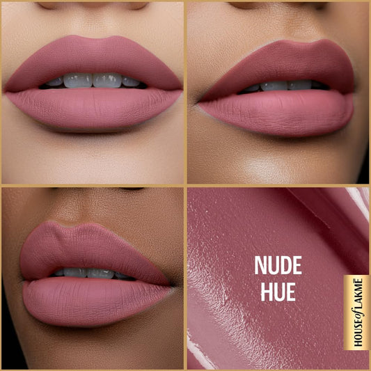 LAKME ULTIMATE GLAM LIQUID LIPSTICK - 27 NUDE HUE 4.2 ml