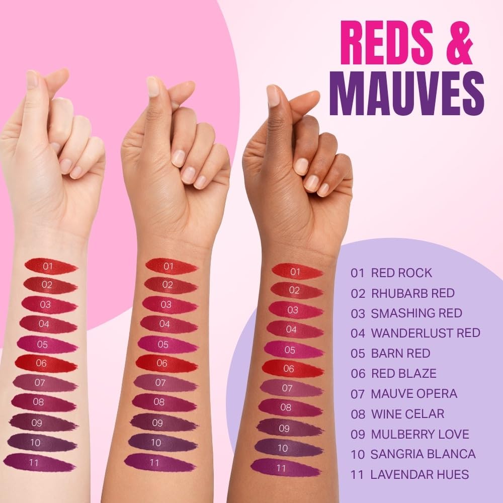 Elle 18 Liquid Lip Color Wanderlust Red 5.599999905 MILLI_LITRE