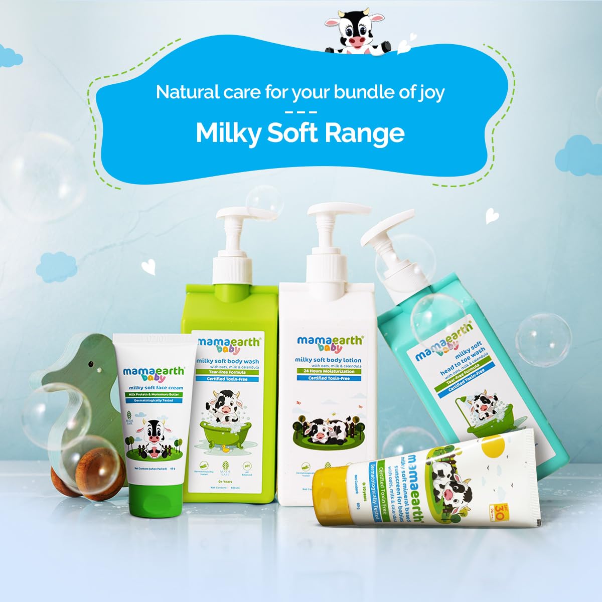 MamaEarth Milky Soft Face Cream With Murumuru Butter For Babies 60 g