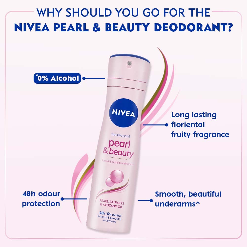 Nivea Pearl & Beauty Deodorant 150 ml