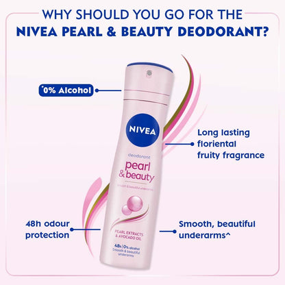 Nivea Pearl & Beauty Deodorant 150 ml