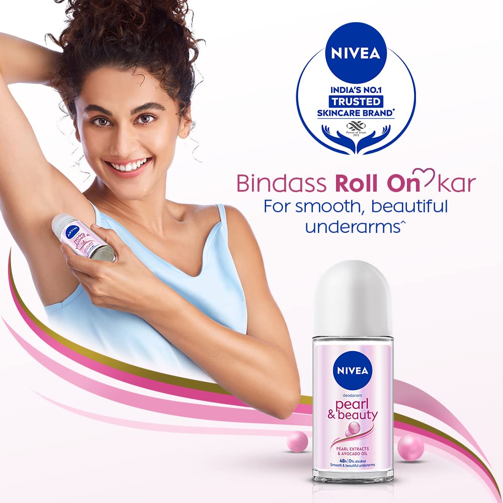 Nivea Pearl & Beauty Deodorant Roll On 50 ml