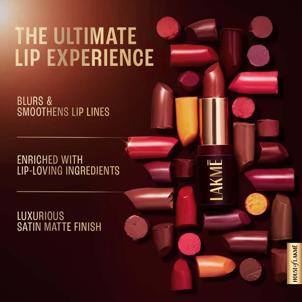 Lakme Ultimate Glam Lipstick - UN 5 Mauve Hue 4.3 g