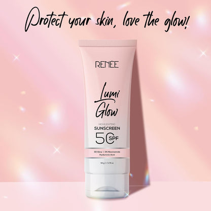 Renee Lumi Glow SPF 50 Highlighting Sunscreen 50 g