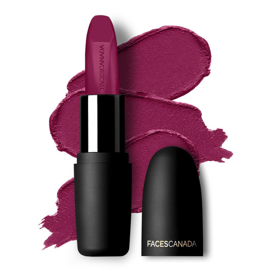 Faces Canada Weightless Matte Finish Lipstick - Hot Plum 24 4.5 g