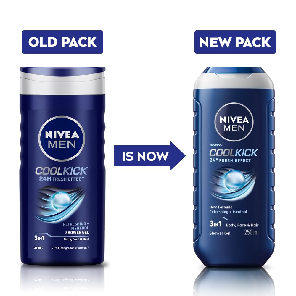 Nivea Men Cool Kick Shower Gel 250 ml